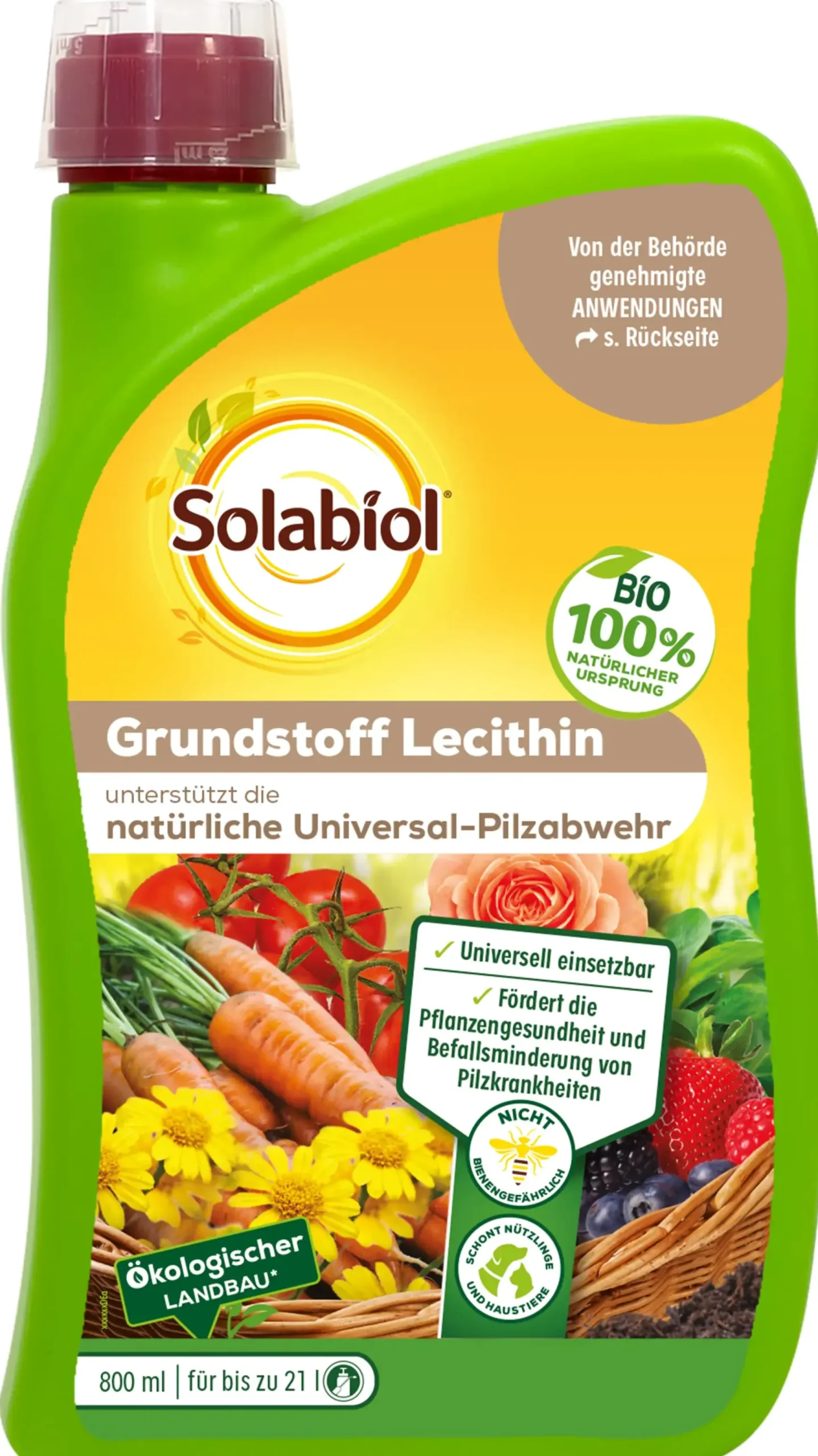 Solabiol Grundstoff Lecithin natürliche Pilzabwehr 800 ml
