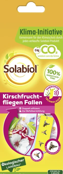 Solabiol Kirschfruchtfliegen Fallen 5 Stück