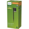 Solar Gehwegleuchte Fyce 28,4 x 12,7 x 9,7 cm schwarz