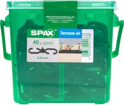 Spax Air-Belüftung 9 x 2,8 x 0,4 cm 40 Stück 4,5 mm Fuge