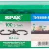 Spax Air-Belüftung 9 x 2,8 x 0,4 cm 100 Stück 6,5 mm Fuge