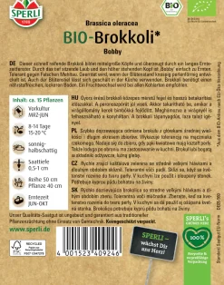Sperli BIO Brokkoli Bobby