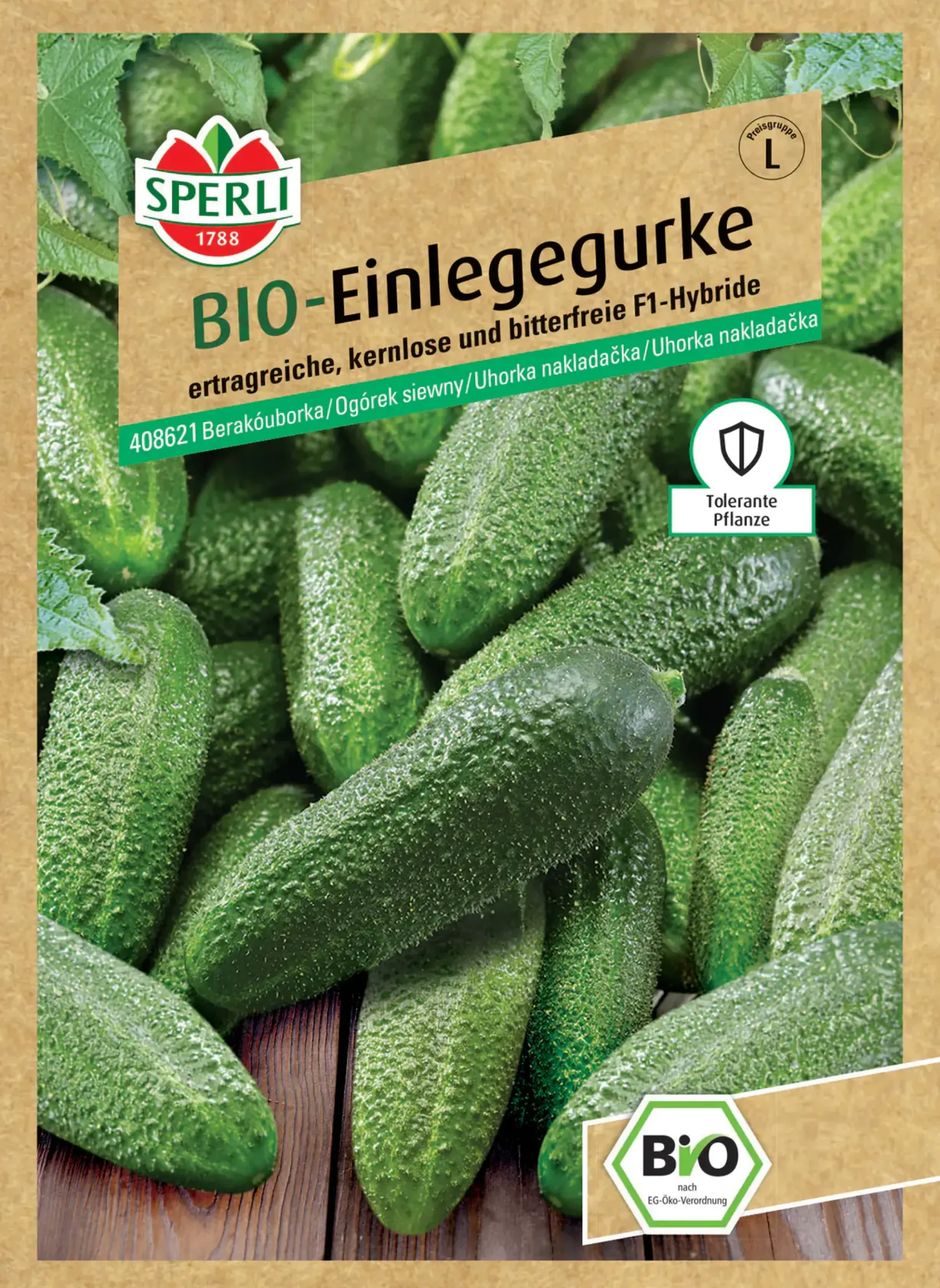Sperli BIO Einlegegurke F1