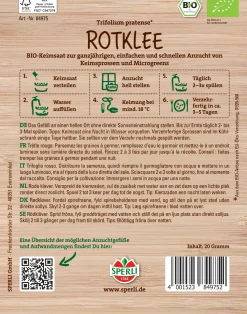Sperli BIO Keimsprossen-Saat Rotklee