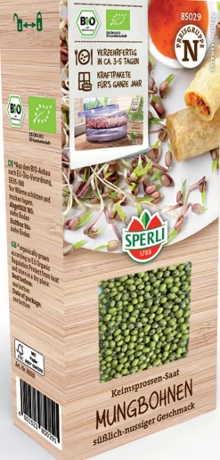 Sperli BIO Keimsprossen-Saat Mungbohnen