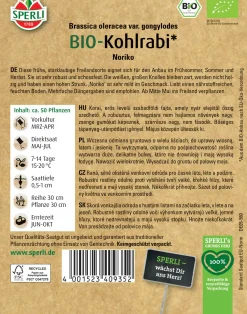 Sperli BIO Kohlrabi weiß