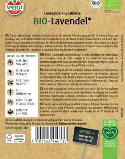 Sperli BIO Lavendel
