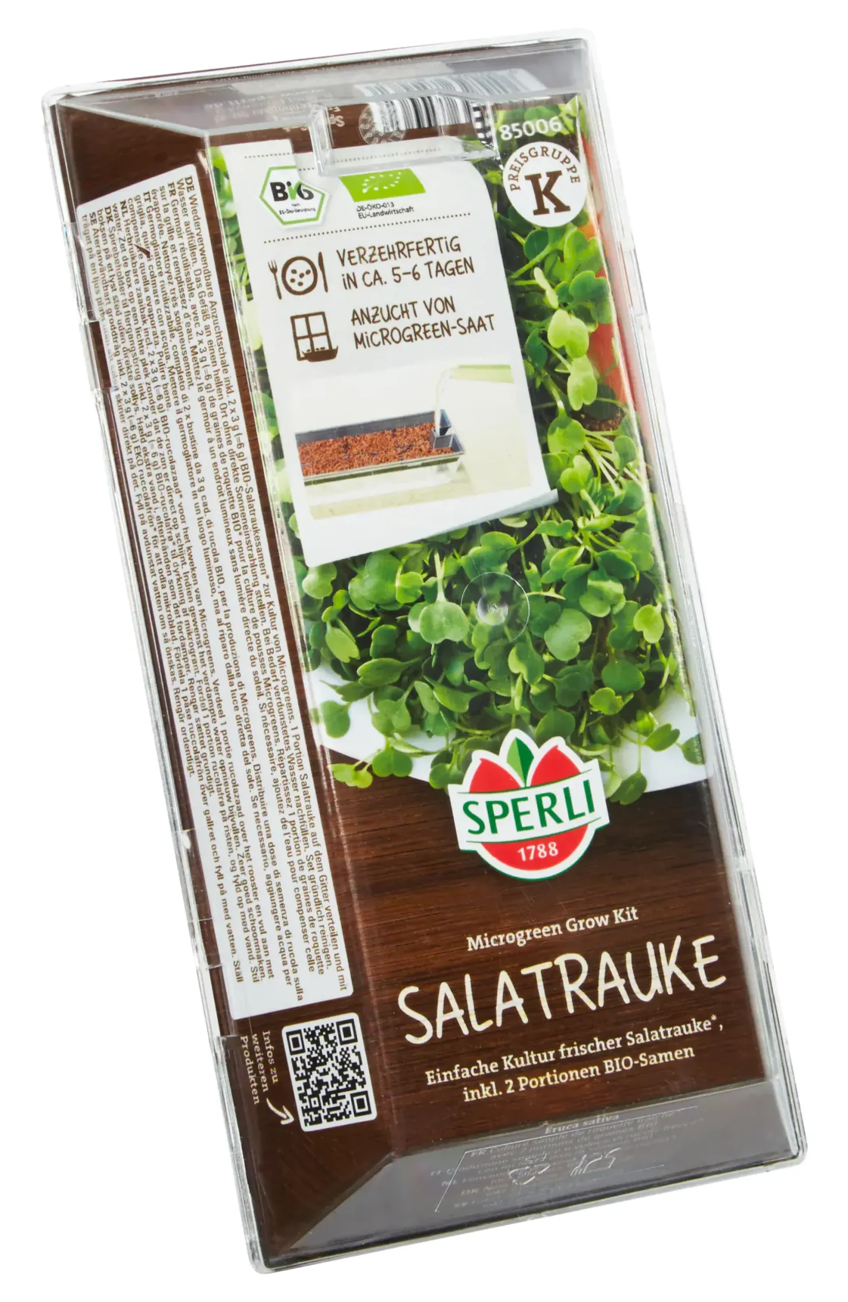 Sperli Bio Microgreen Grow Kit Anzuchtset Salatrauke
