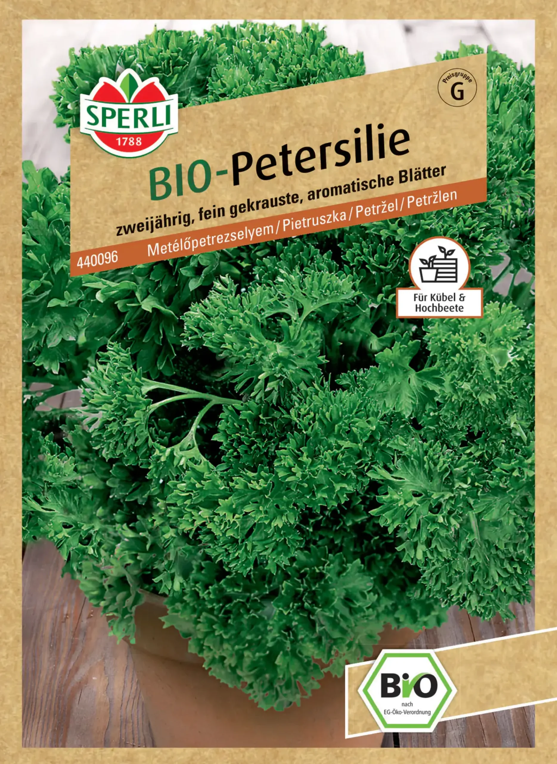 Sperli BIO Petersilie kraus