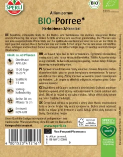 Sperli BIO Porree