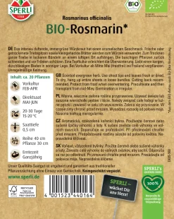 Sperli BIO Rosmarin