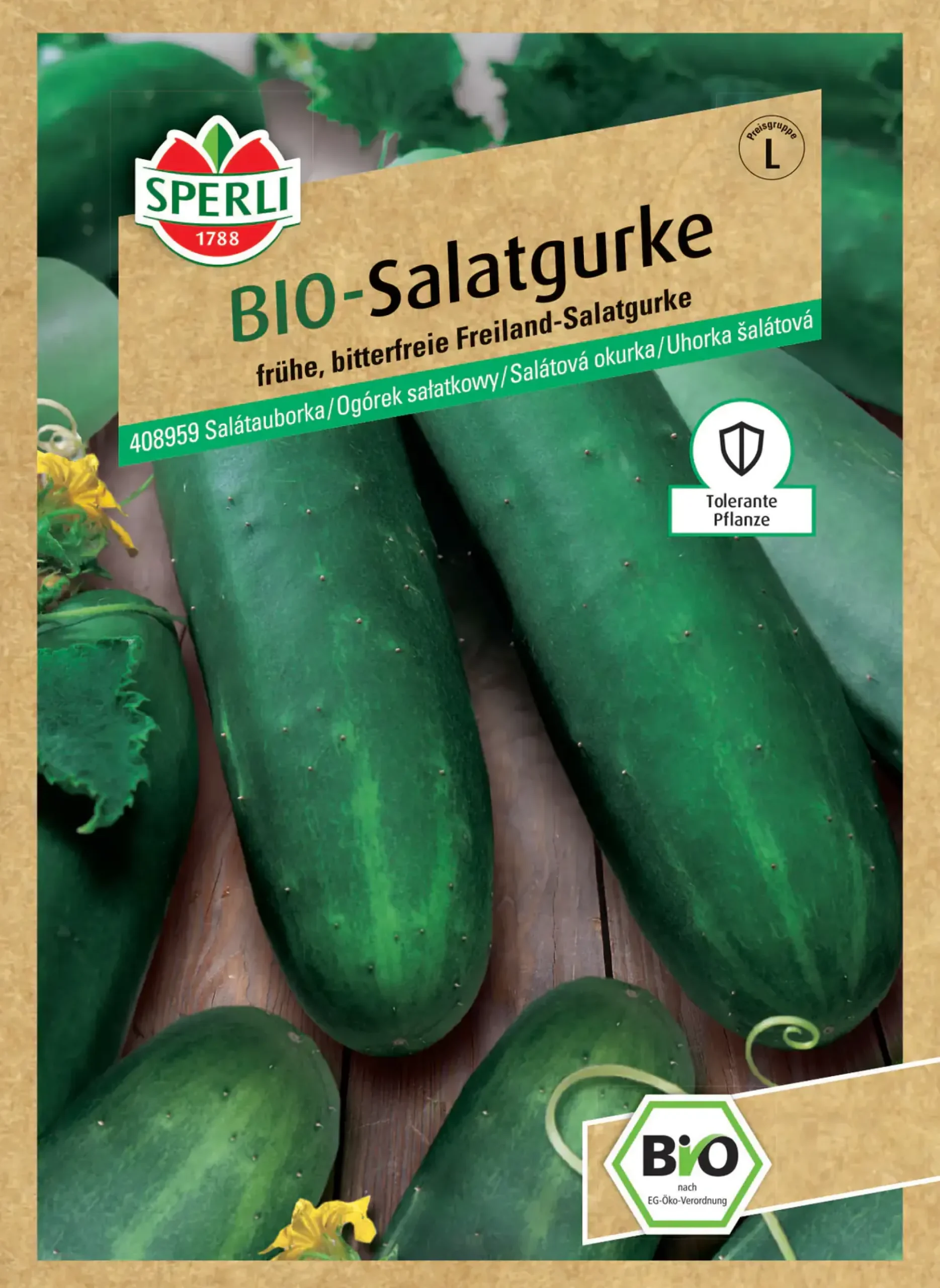 Sperli BIO Salatgurke Freiland