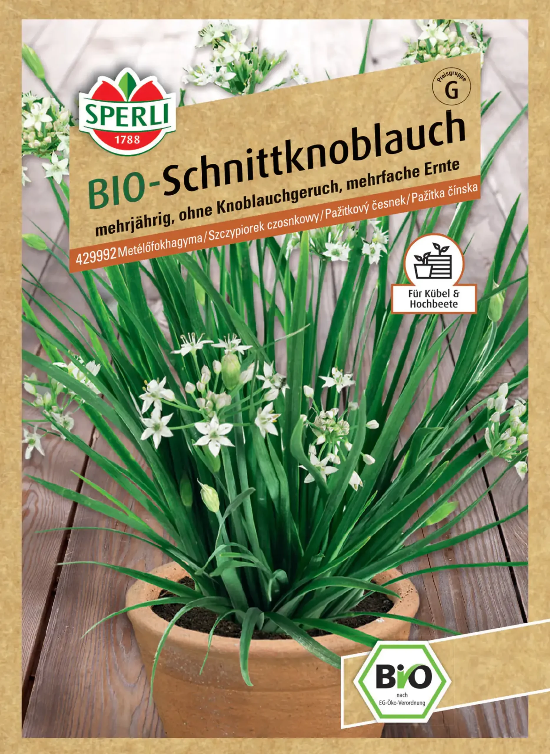 Sperli BIO Schnittknoblauch