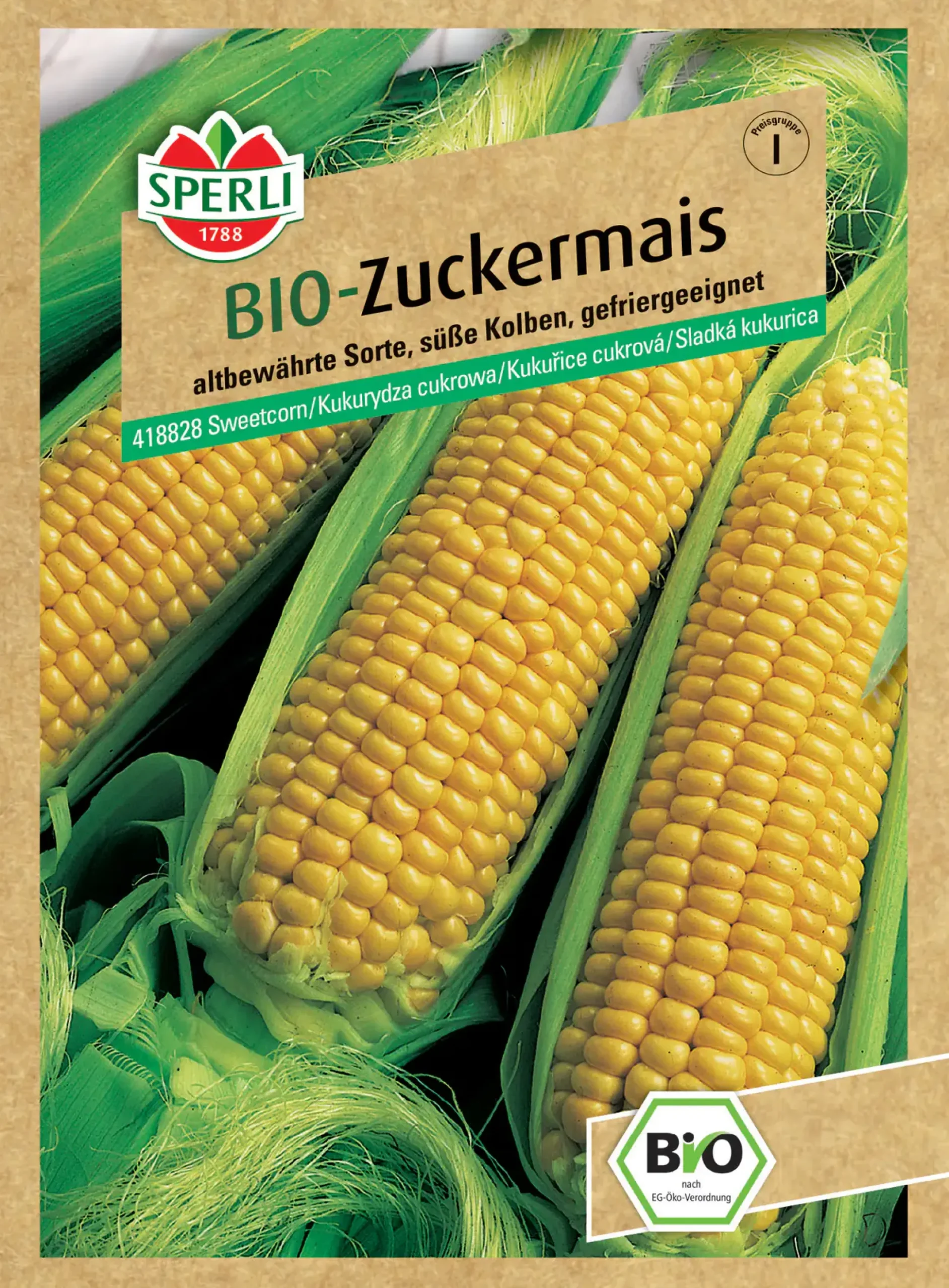 Sperli BIO Zuckermais