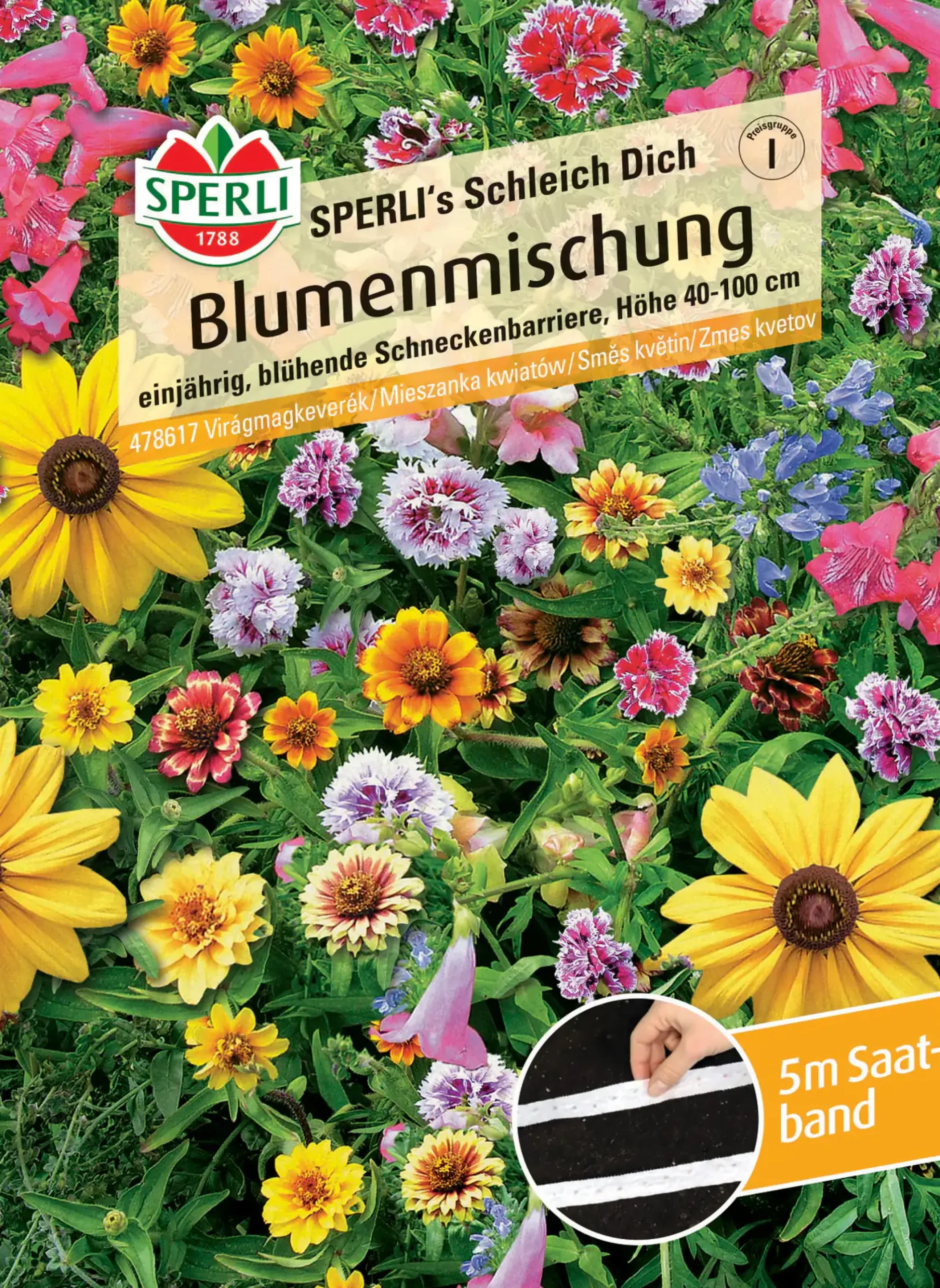 Sperli Blumenmischung Blühende Schneckenbarriere SPERLI's Schleich Dich Saatband