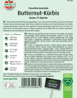 Sperli Butternutkürbis Hunter F1