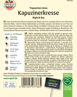 Sperli Kapuzinerkresse Night & Day