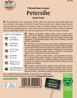 Sperli Petersilie Grüne Perle