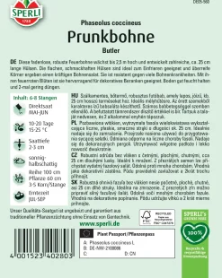 Sperli Prunkbohne Butler