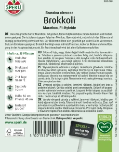 Sperli Saatgut Brokkoli Marathon F1 für ca. 35 Pflanzen