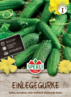 Sperli Saatgut Einlegegurken Conny F1 für ca. 20 Pflanzen