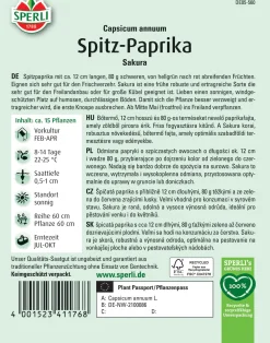 Sperli Spitzpaprika Sakura