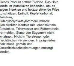 Staketenzaun 180 x 70 cm, kesseldruckimprägniert