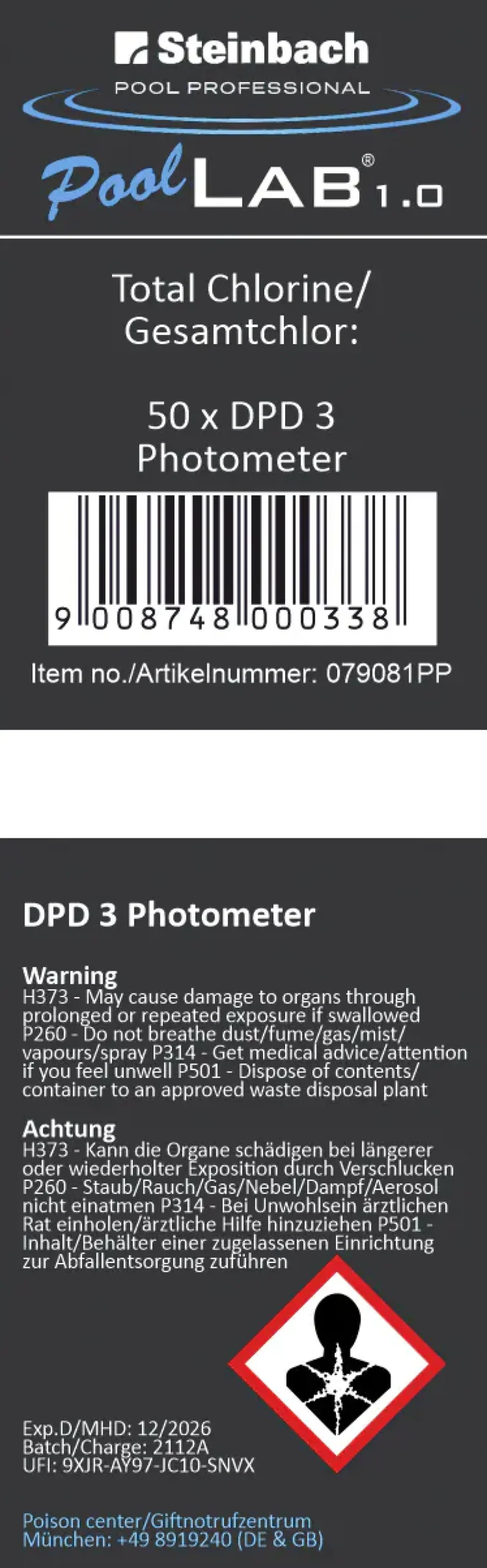 Steinbach DPD N°3 Photometer Tabletten 50 Stück