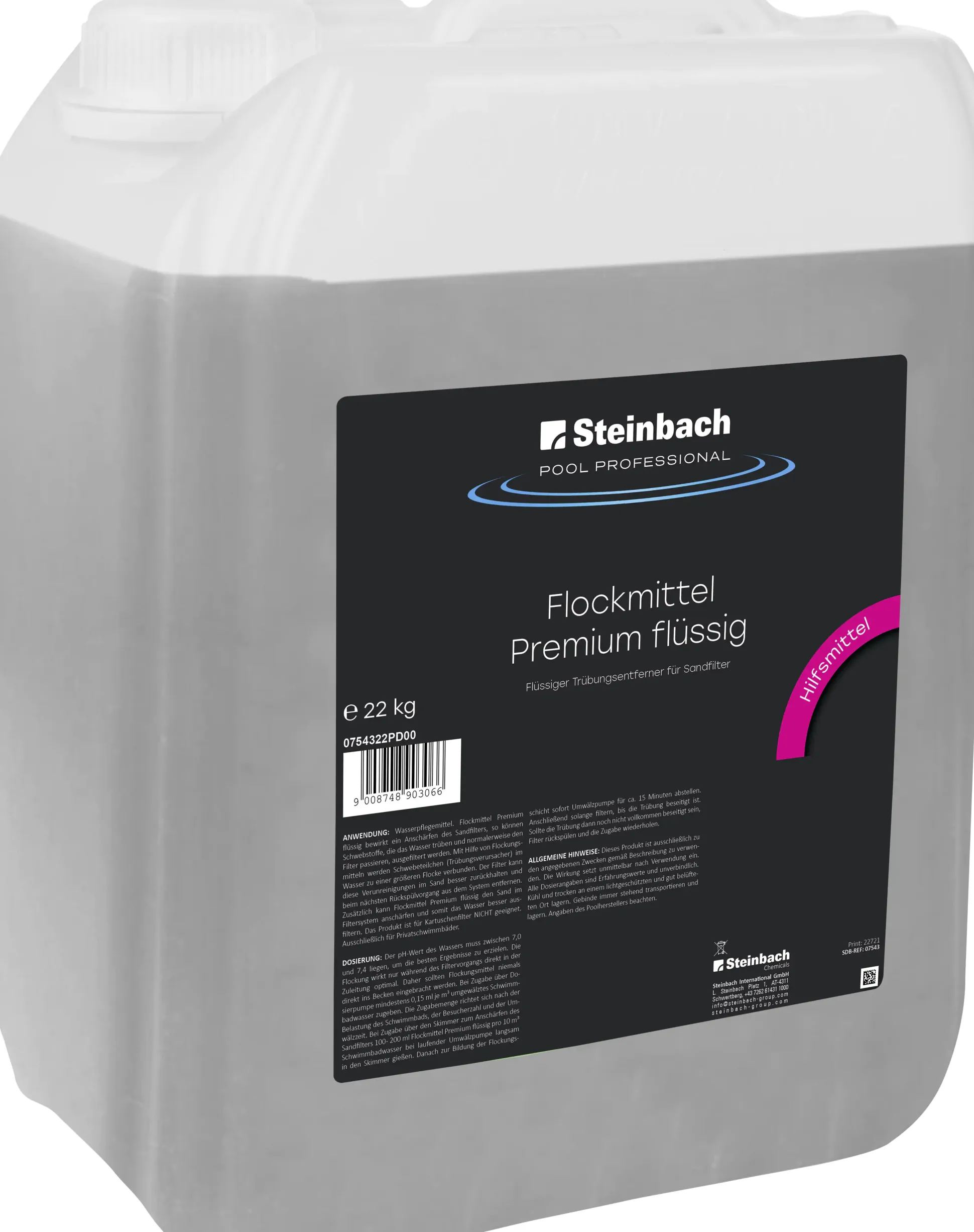Steinbach Flockmittel Premium flüssig 22 kg