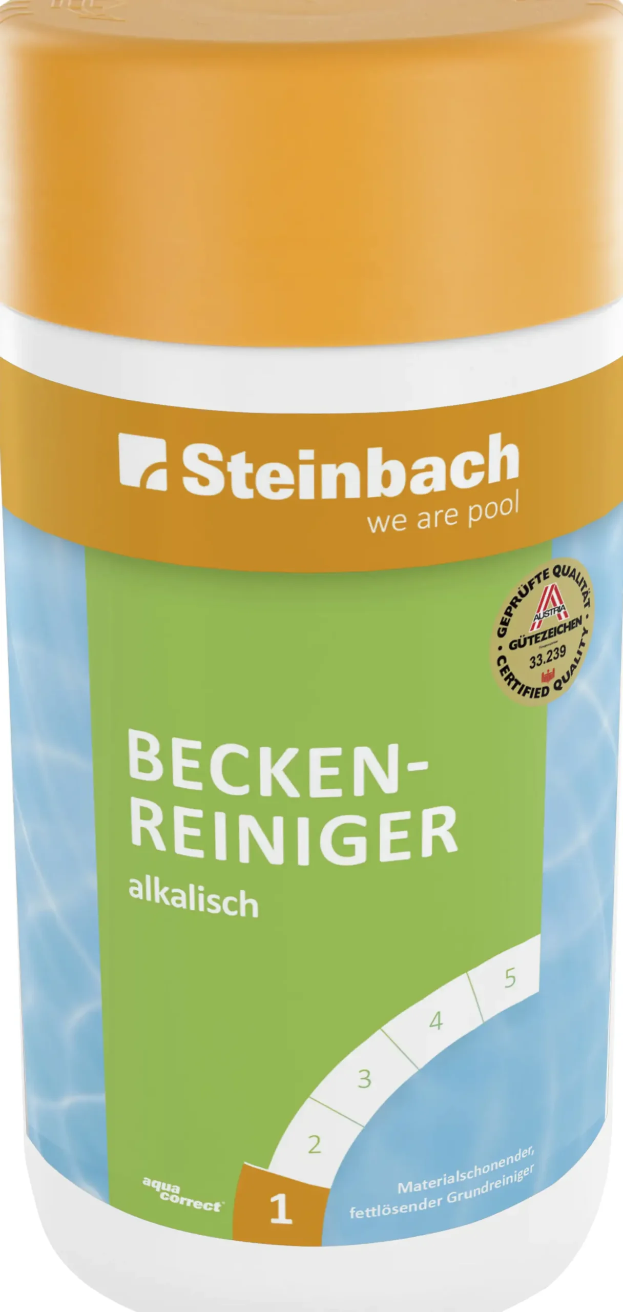 Steinbach Poolpflege Beckenreiniiger alkalisch 1 L