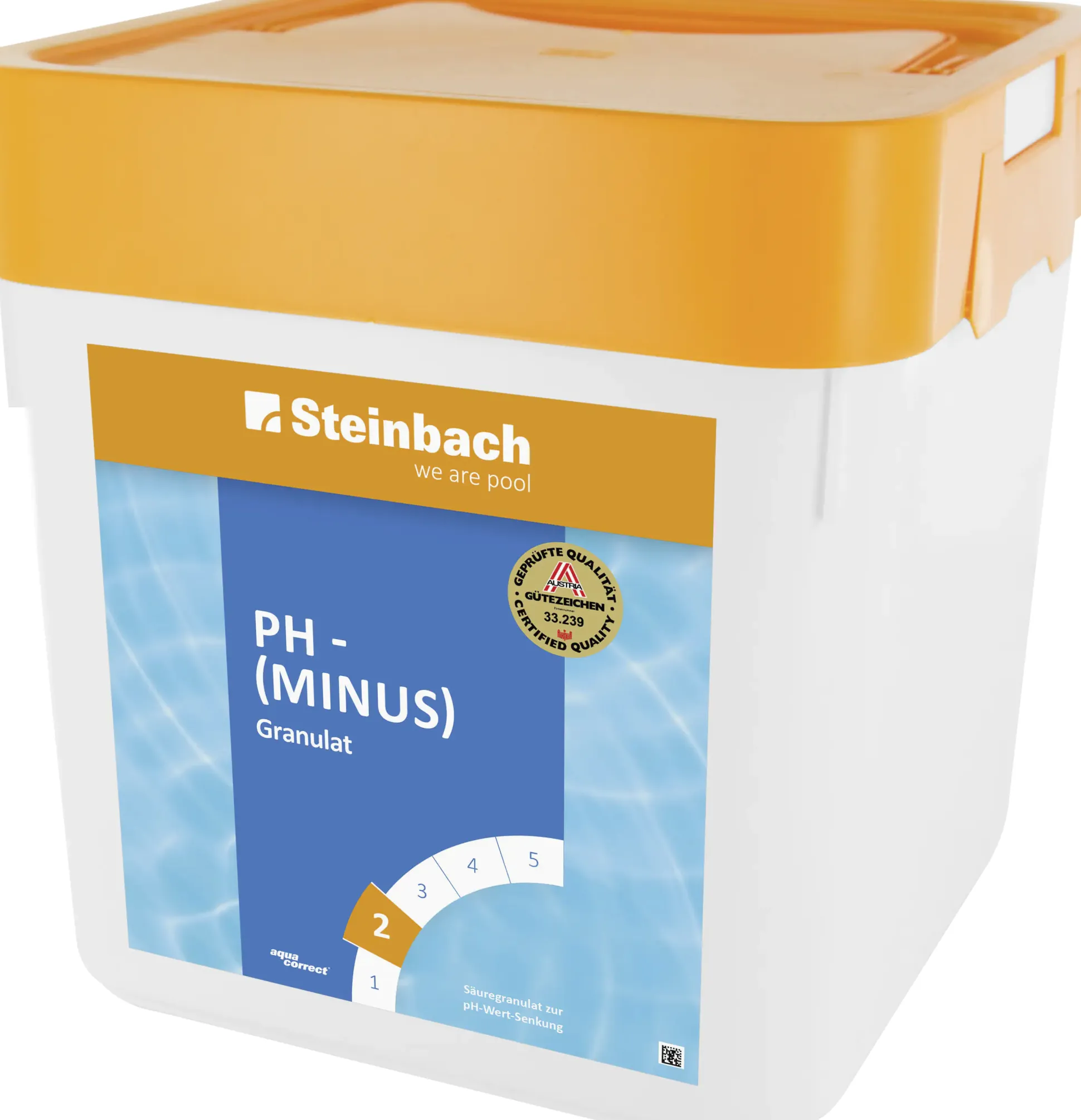 Steinbach Poolpflege pH-Minus Granulat 7,5 kg, pH-Regulierung