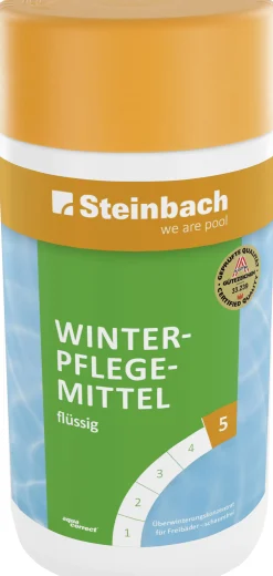 Steinbach Poolpflege Winterpflegemittel 1 L, Algenverhütung, flüssig, 12%