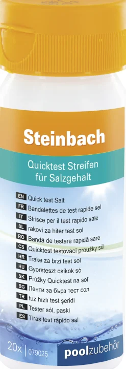Steinbach Quicktest Streifen für Salzgehalt mehrfarbig
