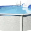 Steinbach Stahlwandpool Set Grande weiß, Ø 366 x 135 cm