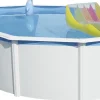 Steinbach Stahlwandpool Set Nuovo weiß, 550 x 366 x 120 cm