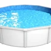 Steinbach Stahlwandpool Set Nuovo de Luxe II Ø 5,5 x 1,2 m, weiß