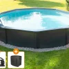 Steinbach Stahlwandpool Set Nuovo de Luxe II medium 460 x 120 cm