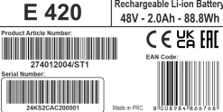 Stiga Akku E 420 48 V 2 Ah