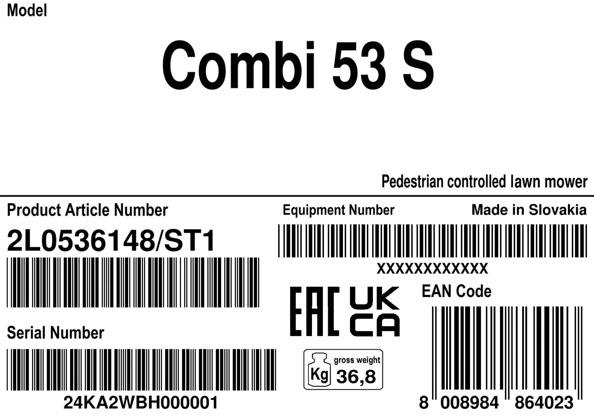 Stiga Benzin Rasemäher Combi 53 S 51 cm Schnittbreite inkl. Zubehör
