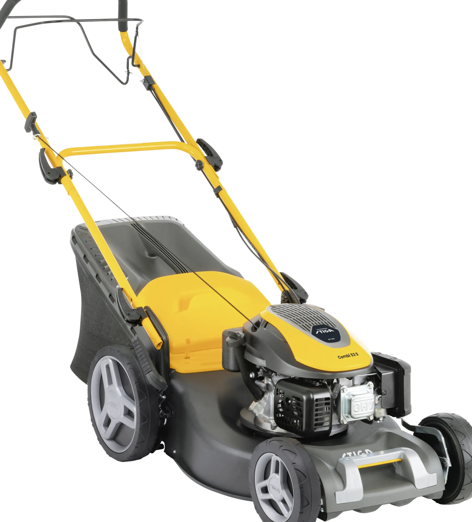 Stiga Benzin Rasemäher Combi 53 S 51 cm Schnittbreite inkl. Zubehör