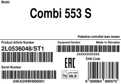 Stiga Benzin Rasenmäher Combi 553 S, 2,6 kW, 51 cm Schnittbreite