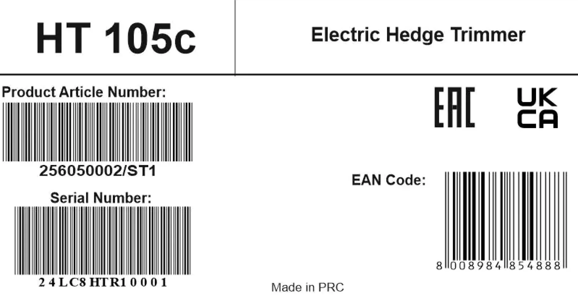 Stiga Elektro Heckenschere HT 105c 500 Watt, 45 cm Schnittlänge