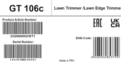 Stiga Elektro Rasentrimmer GT 106c 600 Watt, 30 cm Schnittkreis