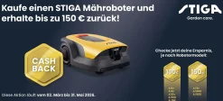 Stiga Mähroboter A 1500 Aktionsset 18 cm Schnittbreite inkl. Garage
