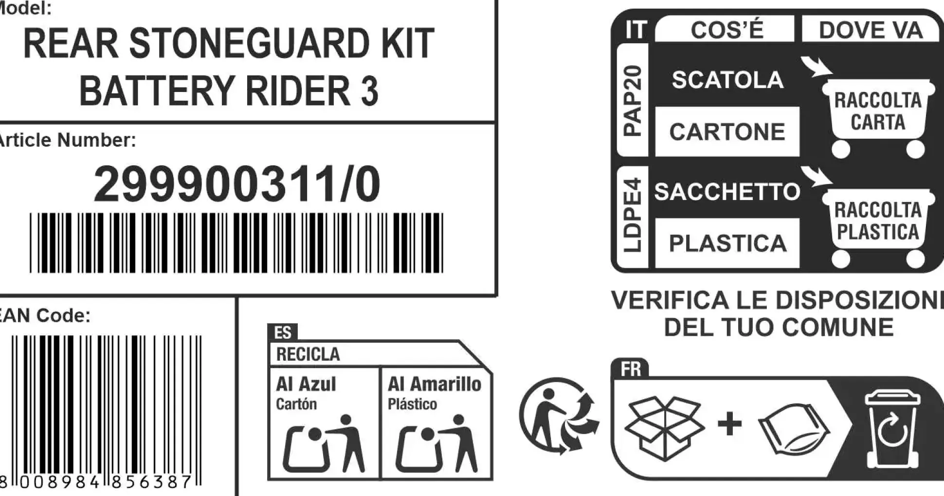 Stiga Prallblech RDR-72B für Rasentraktor Swift 372e