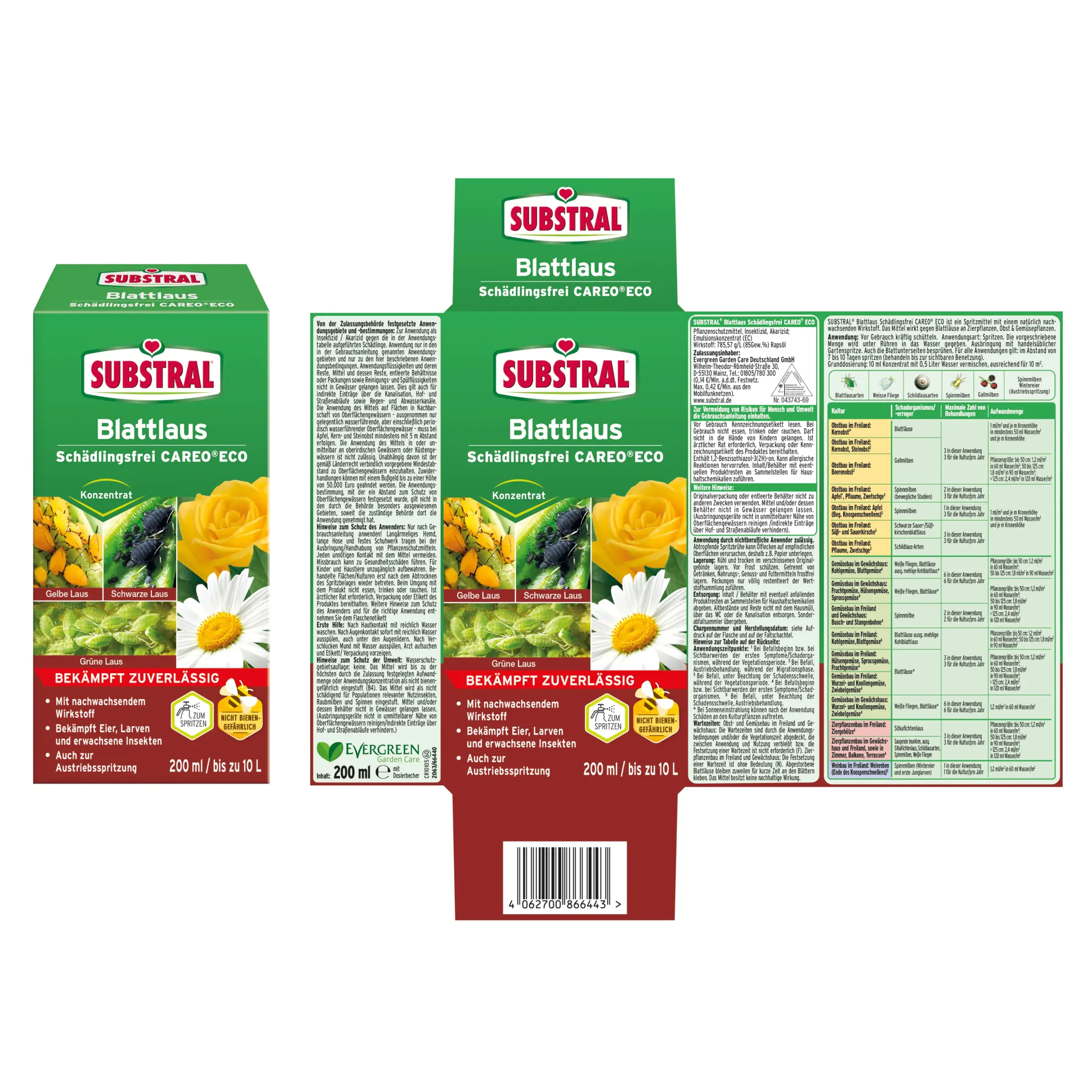 Substral Blattlaus Schädlingsfrei Careo Eco 200 ml