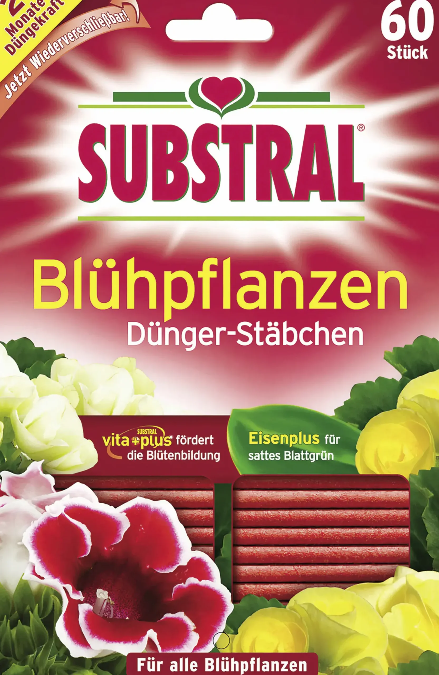 Substral Dünger-Stäbchen für Blühpflanzen 60 Stück