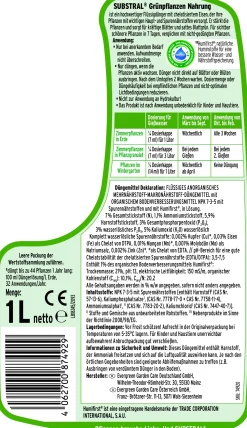 Substral Grünpflanzen Nahrung 1 L