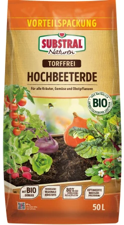 Substral Naturen Hochbeeterde 50 L torffrei