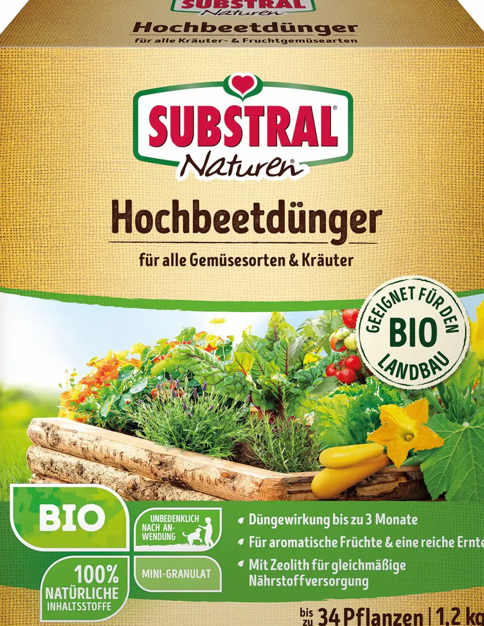 Substral Naturen Hochbeet Dünger 1,2 kg